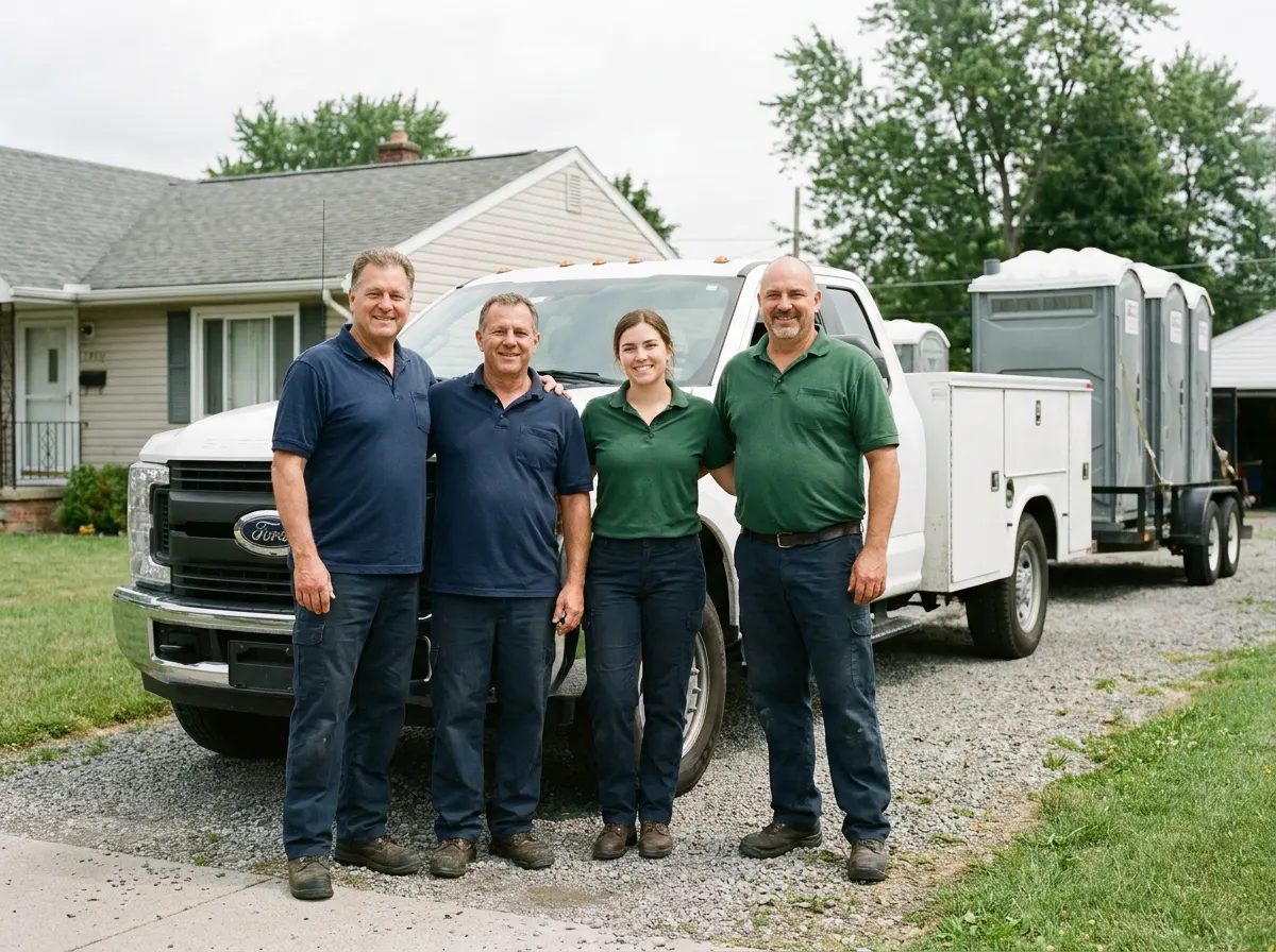 Nickel City Portable Toilet Rental portable toilet rentals team in Buffalo, NY